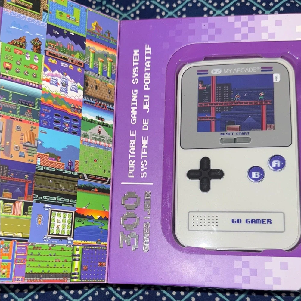 Arcade My Arcade Portable Gaming System - White and Purple